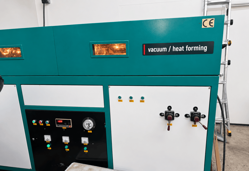 Vacuum and heat forming equipment at Tucson Plastics